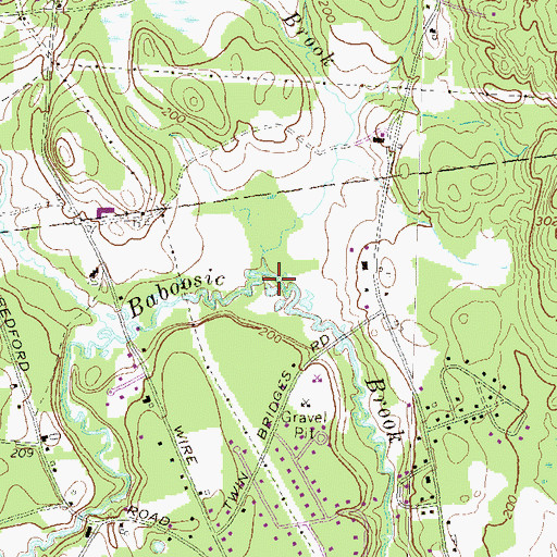 Topographic Map of Riddle Brook, NH