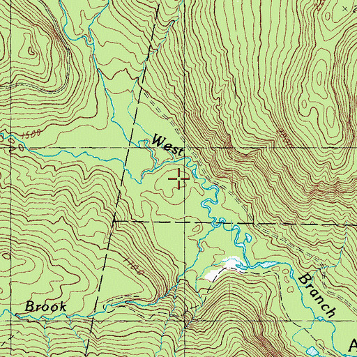 Topographic Map of Roby Brook, NH