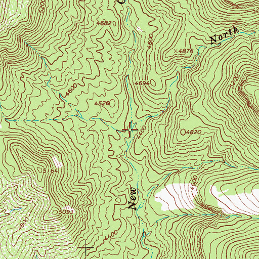 Topographic Map of North Alder Creek, AZ