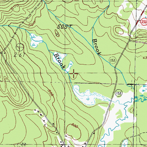 Topographic Map of Salmon Brook, NH