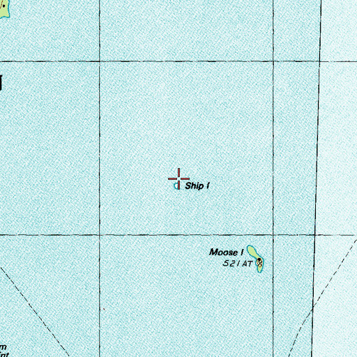 Topographic Map of Ship Island, NH