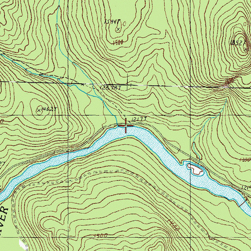 Topographic Map of Smoky Camp Brook, NH