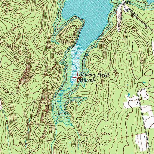 Topographic Map of Stumpfield Marsh, NH