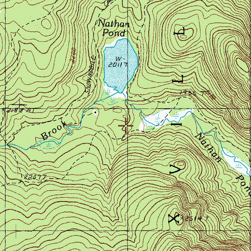 Topographic Map of Sugar Hill Brook, NH