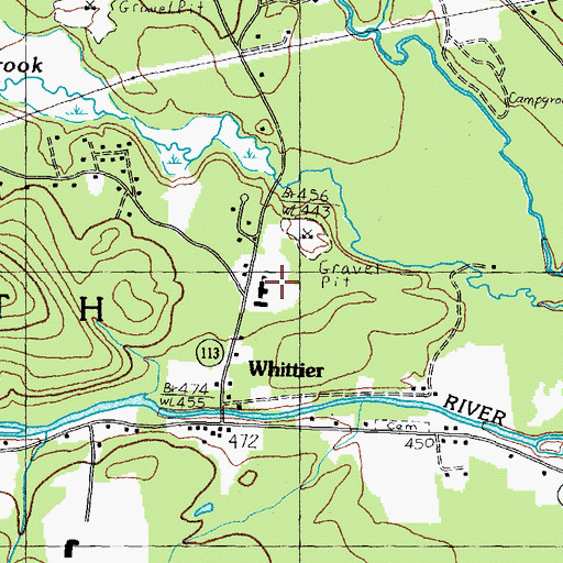 Topographic Map of Kenneth A Brett School, NH