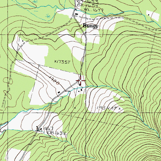 Topographic Map of Union School, NH