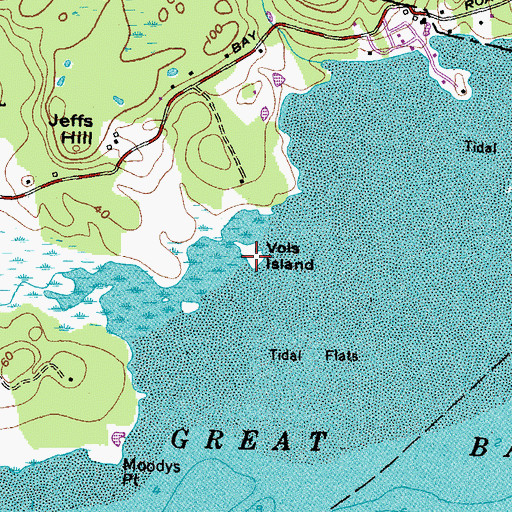 Topographic Map of Vols Island, NH