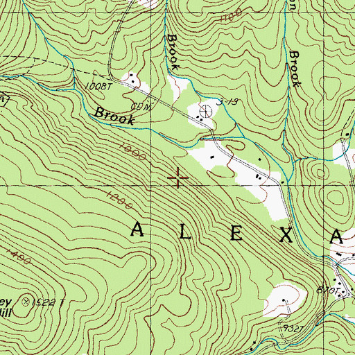 Topographic Map of Welton Falls, NH