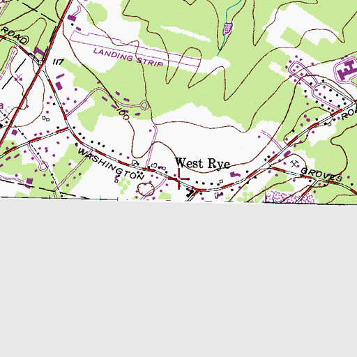 Topographic Map of West Rye, NH