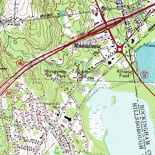 Topographic Map of Youngsville Park, NH