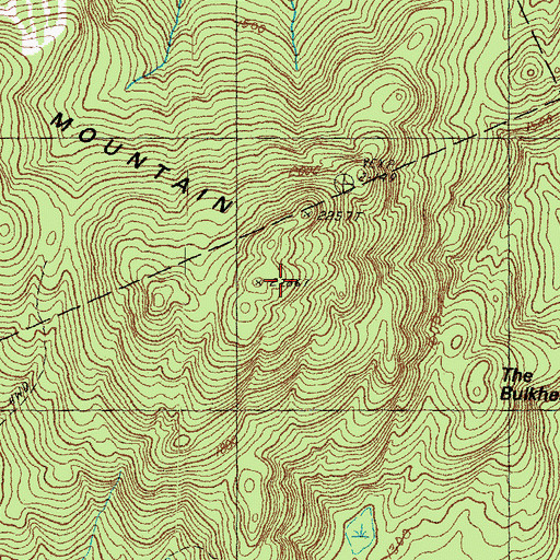 Topographic Map of The Pinnacle, NH