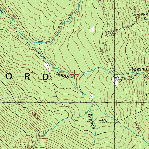 Topographic Map of Hymmel Branch, NH