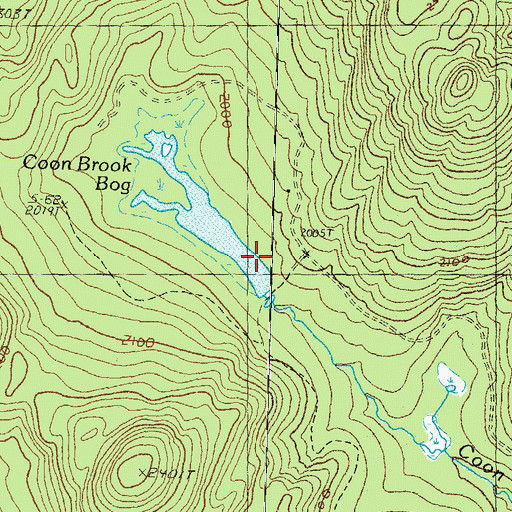 Topographic Map of Town of Pittsburg, NH