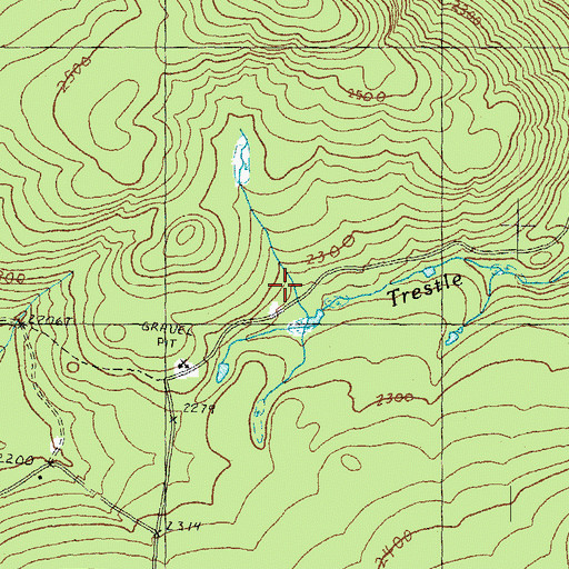 Topographic Map of Camp Number 36 (historical), NH