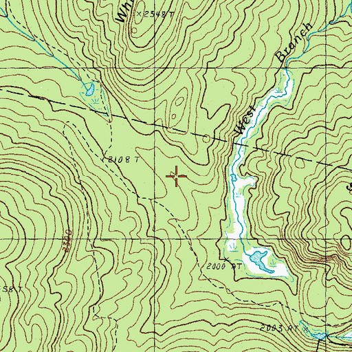 Topographic Map of Carr Camp (historical), NH