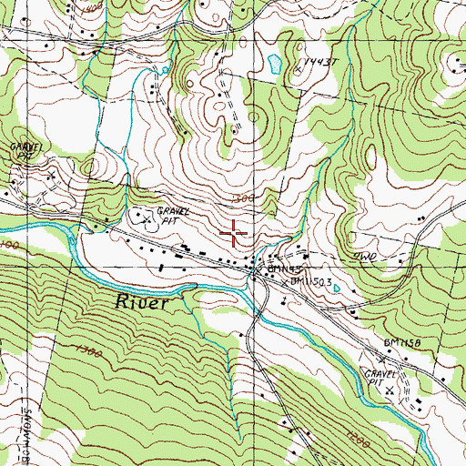 Topographic Map of Factory School (historical), NH