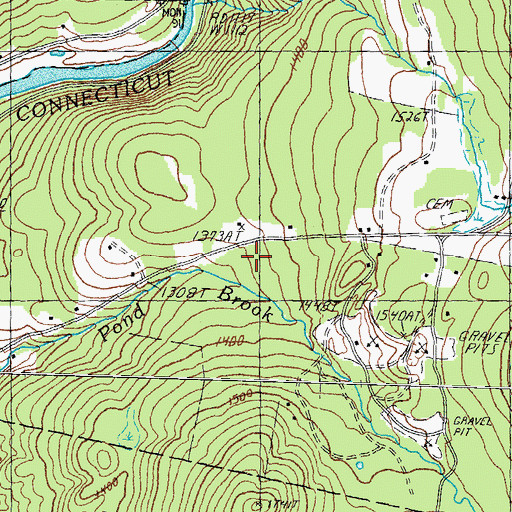 Topographic Map of Perry School (historical), NH