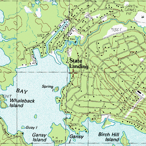 Topographic Map of State Landing, NH