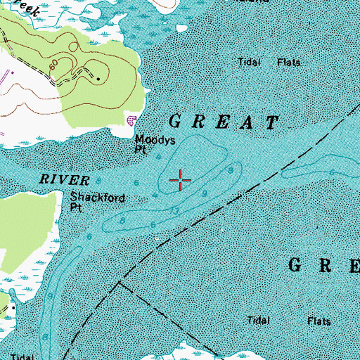 Topographic Map of Lamprey River, NH