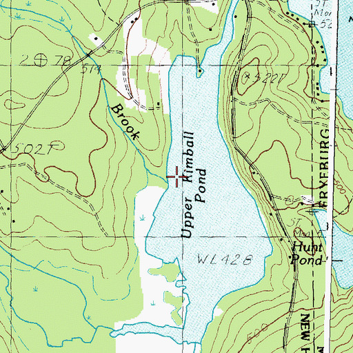 Topographic Map of Anderson Brook, NH