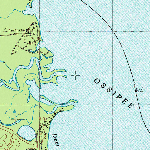 Topographic Map of Bearcamp River, NH