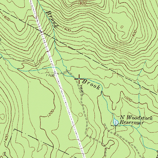 Topographic Map of Boles Brook, NH