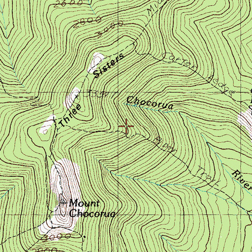 Topographic Map of Camp Penacook, NH