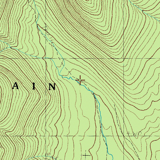 Topographic Map of Carrigain Notch Trail, NH