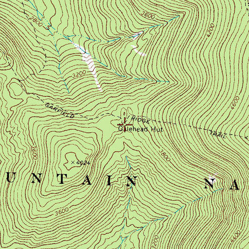 Topographic Map of Galehead Hut, NH