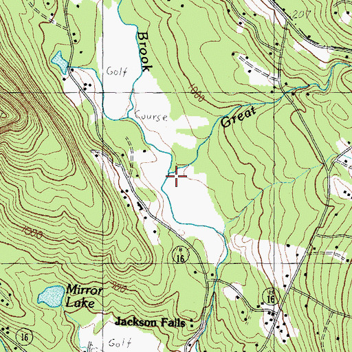 Topographic Map of Great Brook, NH
