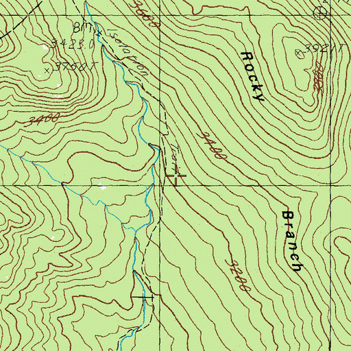 Topographic Map of Isolation Trail, NH