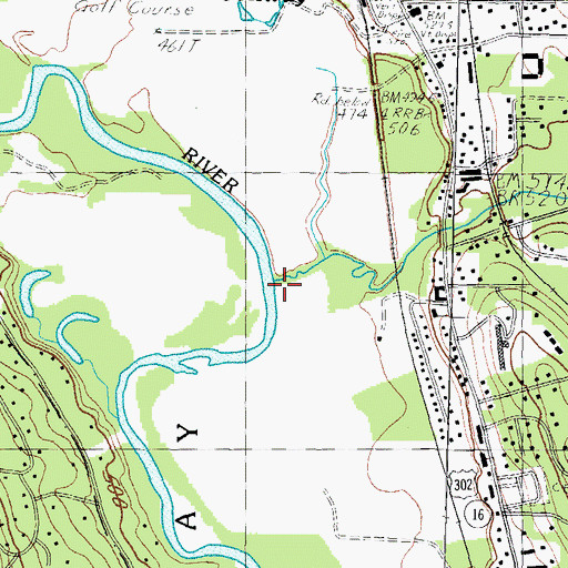 Topographic Map of Kearsarge Brook, NH