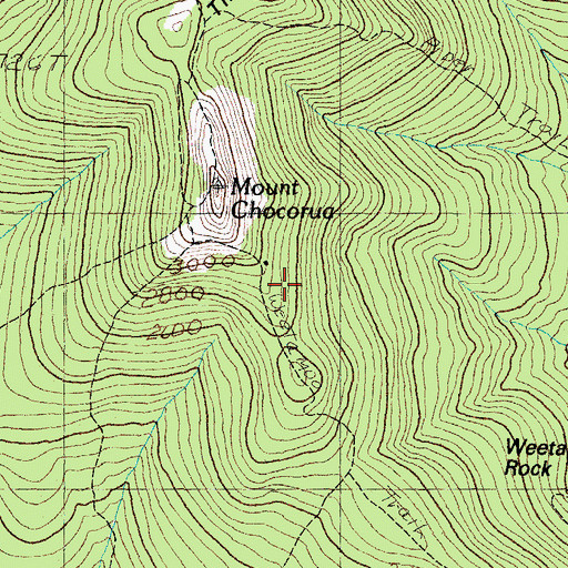 Topographic Map of Liberty Shelter, NH