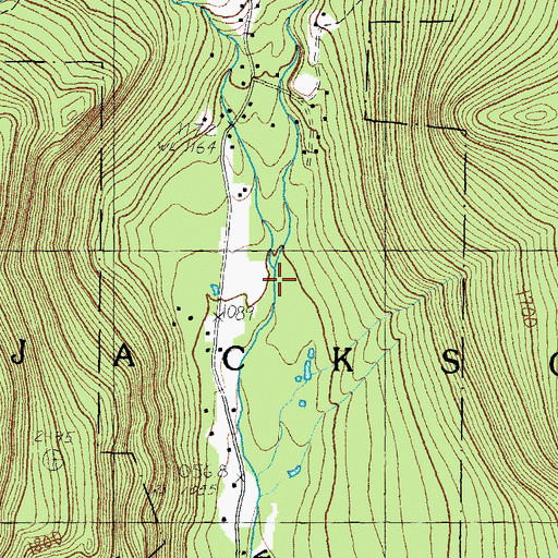 Topographic Map of Marsh Brook, NH