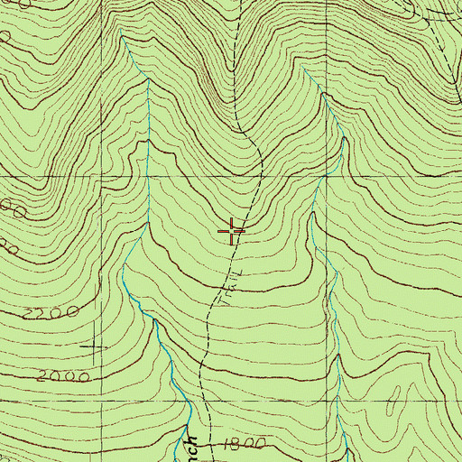 Topographic Map of McCrills Trail, NH