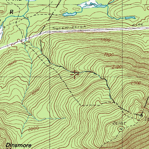 Topographic Map of Mead Trail, NH