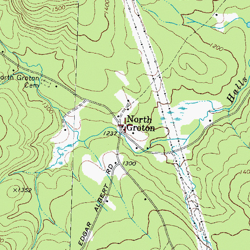 Topographic Map of North Groton, NH