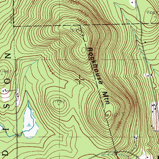 Topographic Map of Rockhouse Mountain, NH