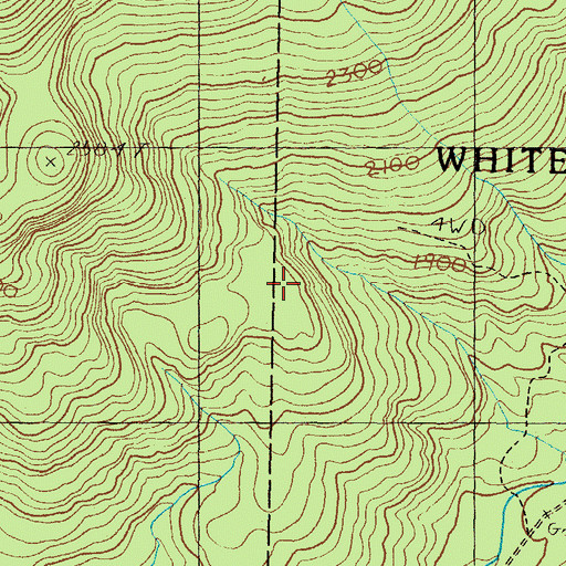 Topographic Map of Sable Mountain Trail, NH