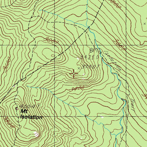 Topographic Map of Sargents Purchase, NH