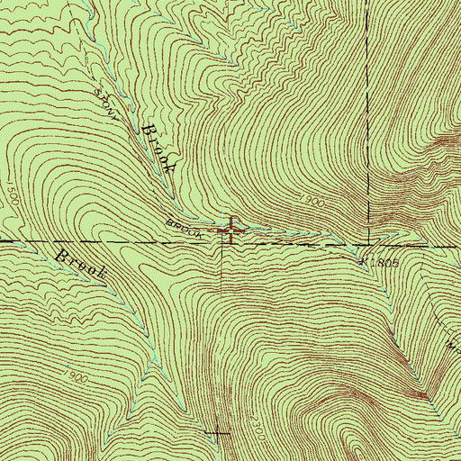 Topographic Map of Stony Brook Trail, NH