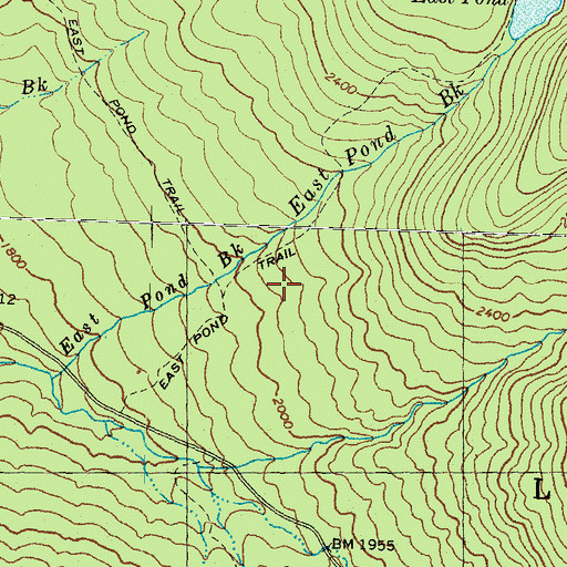 Topographic Map of Tripoli Mill, NH