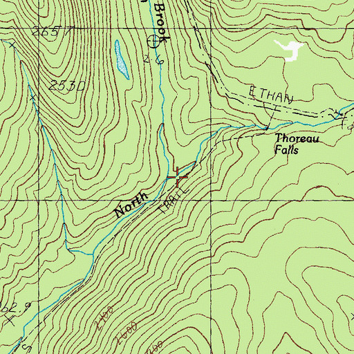 Topographic Map of Zealand Notch, NH