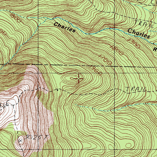 Topographic Map of Spruce Knoll, NH