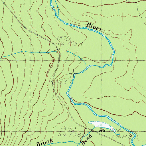 Topographic Map of Sugar Hill Overlook, NH