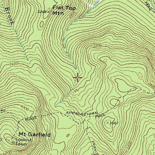 Topographic Map of Hawthorne Falls, NH