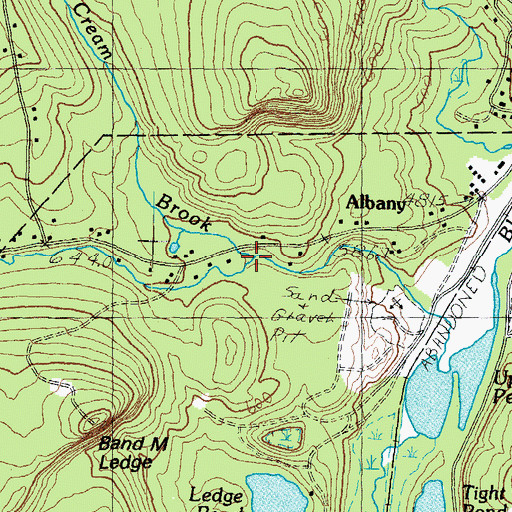 Topographic Map of Swift Brook, NH
