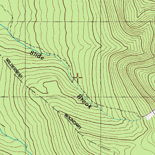 Topographic Map of Pyramid Loop Trail, NH