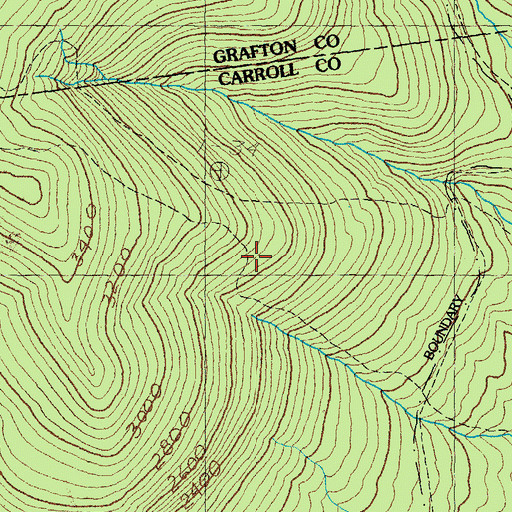 Topographic Map of Gleason Trail, NH