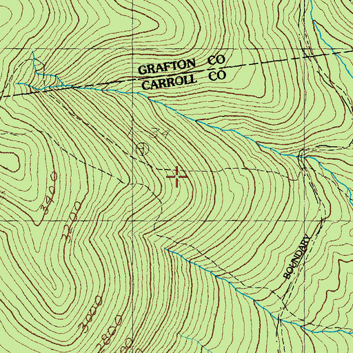 Topographic Map of Bennet ST Trail, NH